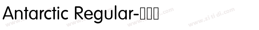 Antarctic Regular字体转换